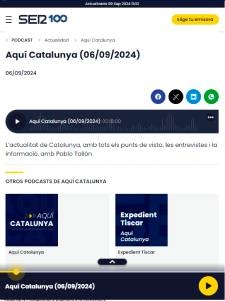 Captura de la notícia publicada