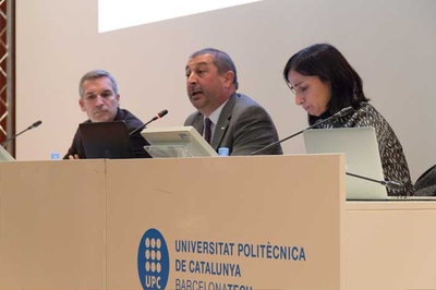 El rector, Francesc Torres, presenta el Consell de Direcció al PAS