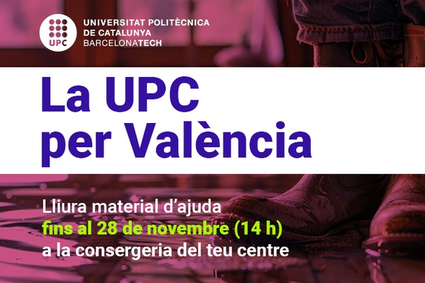 Cartell La UPC per València