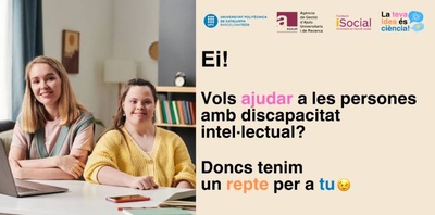 Cartell del concurs de ciència ciutadana 'La teva idea és ciència'