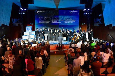 Actuació de les corals i l'Orquestra de la UPC