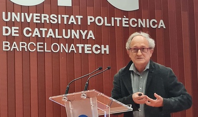 El professor Joan Lluís Zamora, de l'ETSAV