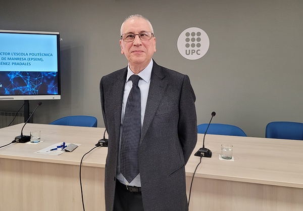 Retrat del professor José Miguel Giménez, nou director de l'EPSEM