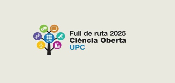 Imatge del logotip del Full de ruta de Ciència Oberta de la UPC