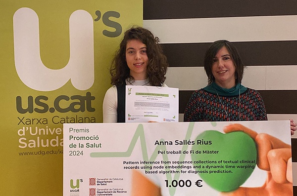 Anna Sellés, estudiant de màster de la UPC guardonada per la Xarxa US.Cat