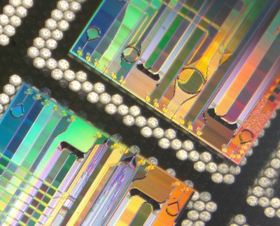 Photonic integrated circuit for optical beamforming. Copyright: AIT Austrian Institute of Technology