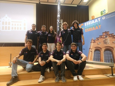 The Cosmic Research team of the ESEIAAT presented the LUCID rocket.