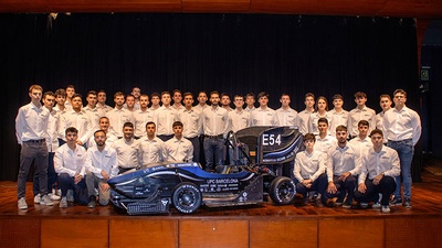 El equipo BCN eMotorsport con su prototipo