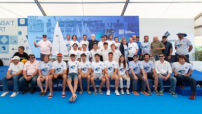 Participantes de la regata RC Sailing Barcelona. Imagen de Thomas Williams
