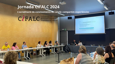 Jornada CIFALC. L’acreditació de coneixements de català: compartim experiències